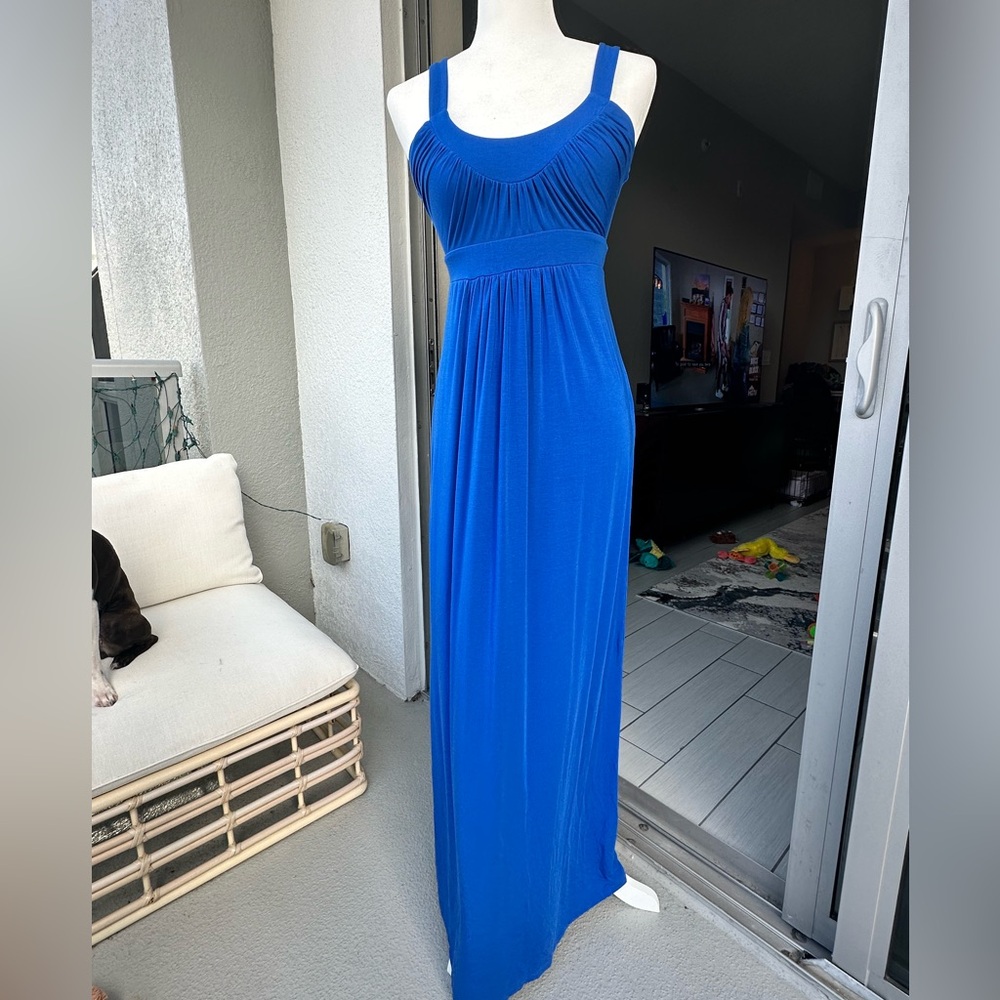 Elegant Blue Maxi Dress - Picture 1 of 2